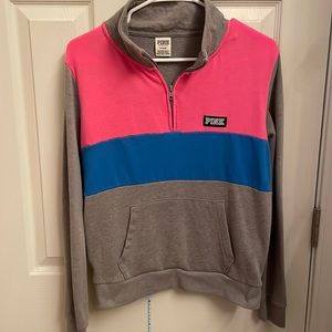 VS PINK quarter zip